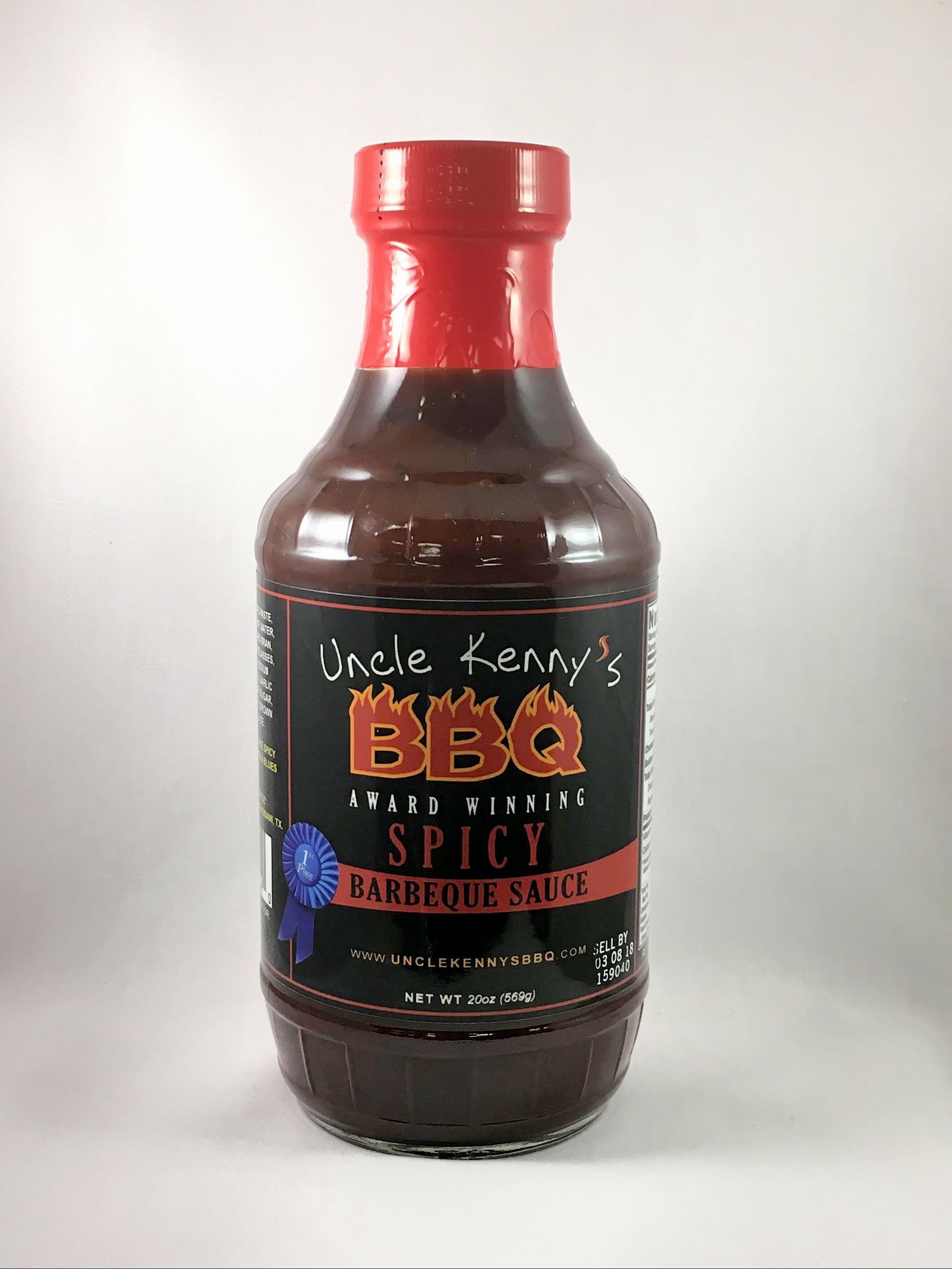 Uncle Kenny's BBQ Spicy Barbecue Sauce Atlanta BBQ Store