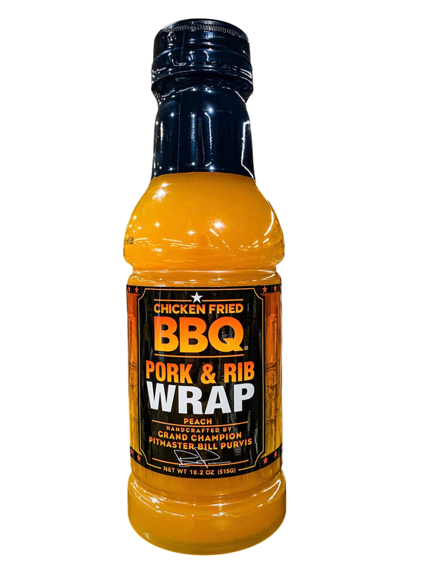 Chicken Fried BBQ Peach Pork & Rib Wrap
