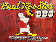 BAD ROOSTER BBQ - Adam and Taunya Dawkins logo