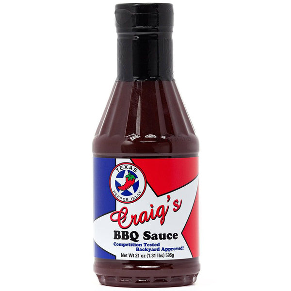 Texas Pepper Jelly Craig's BBQ Sauce