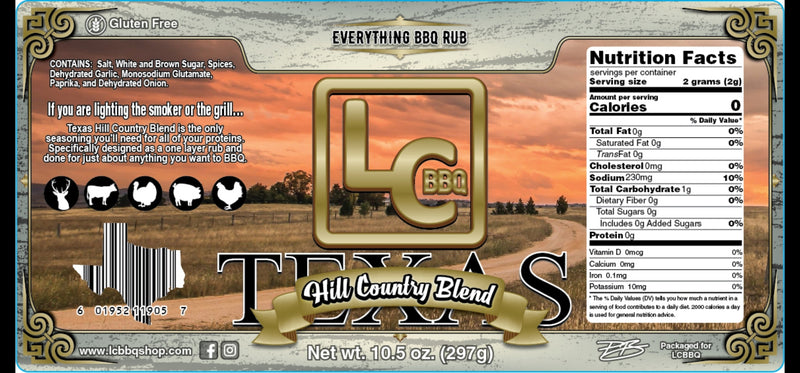 LC BBQ Texas Hill Country Blend Rub