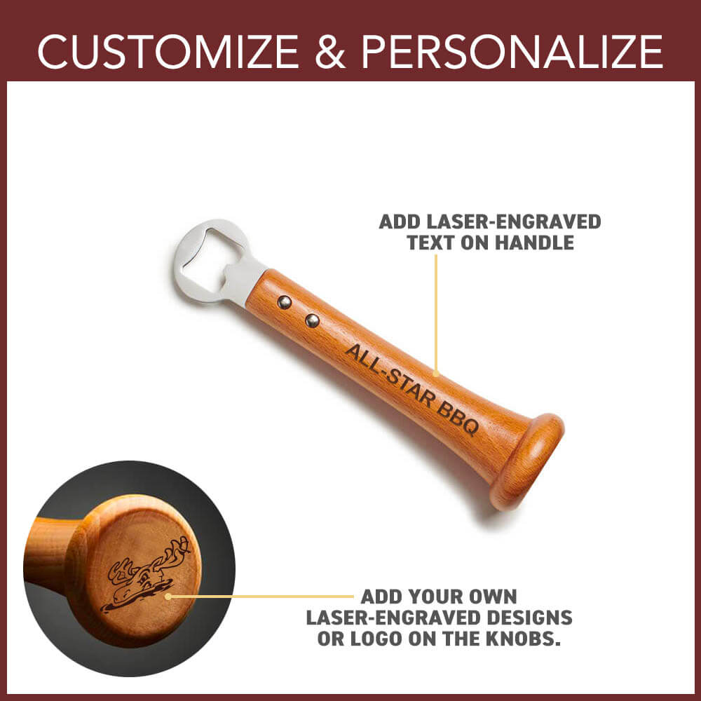 Baseball BBQ PICKOFF Bottle Opener - Thumbnail 5