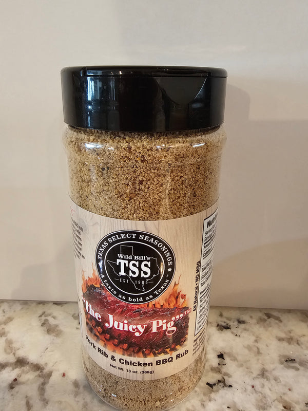 Texas Select Seasonings "the Juicy Pig" Pork Rib and Chicken BBQ Rub