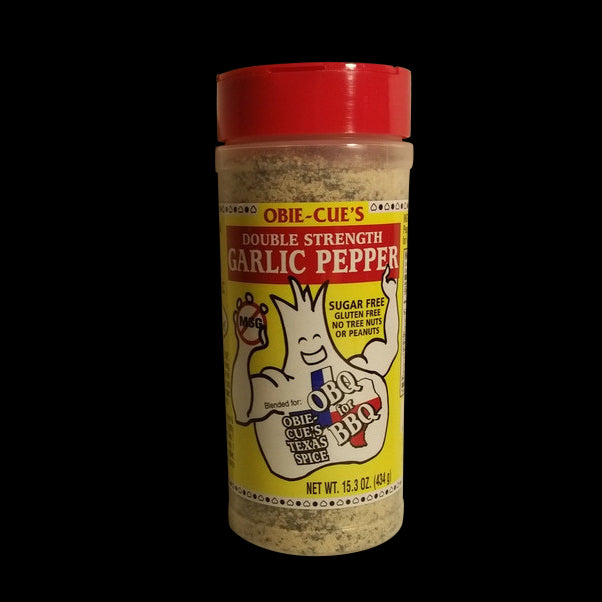 Obie-Cue's Garlic Pepper, 15.3oz