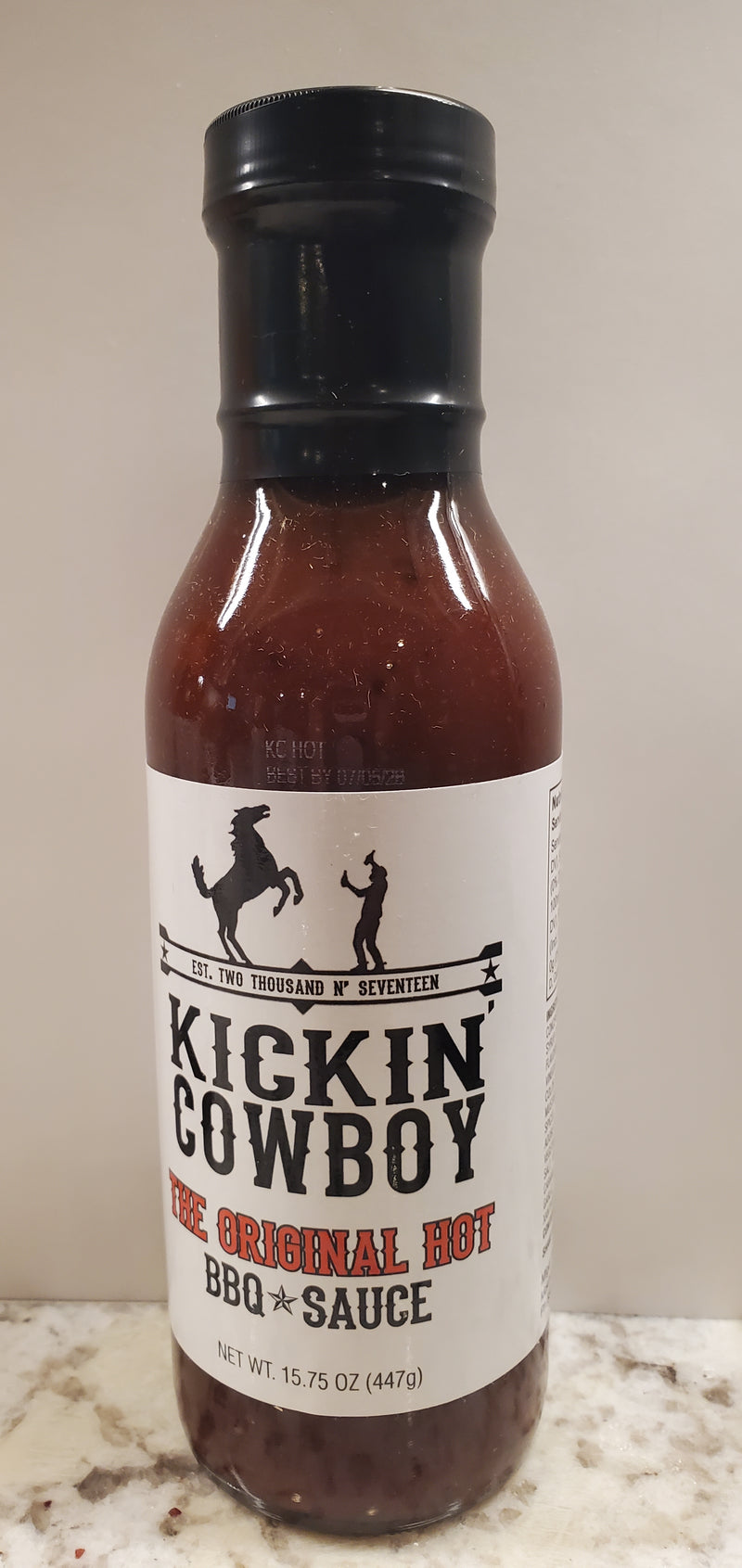 Kickin' Cowboy The Original Hot BBQ Sauce