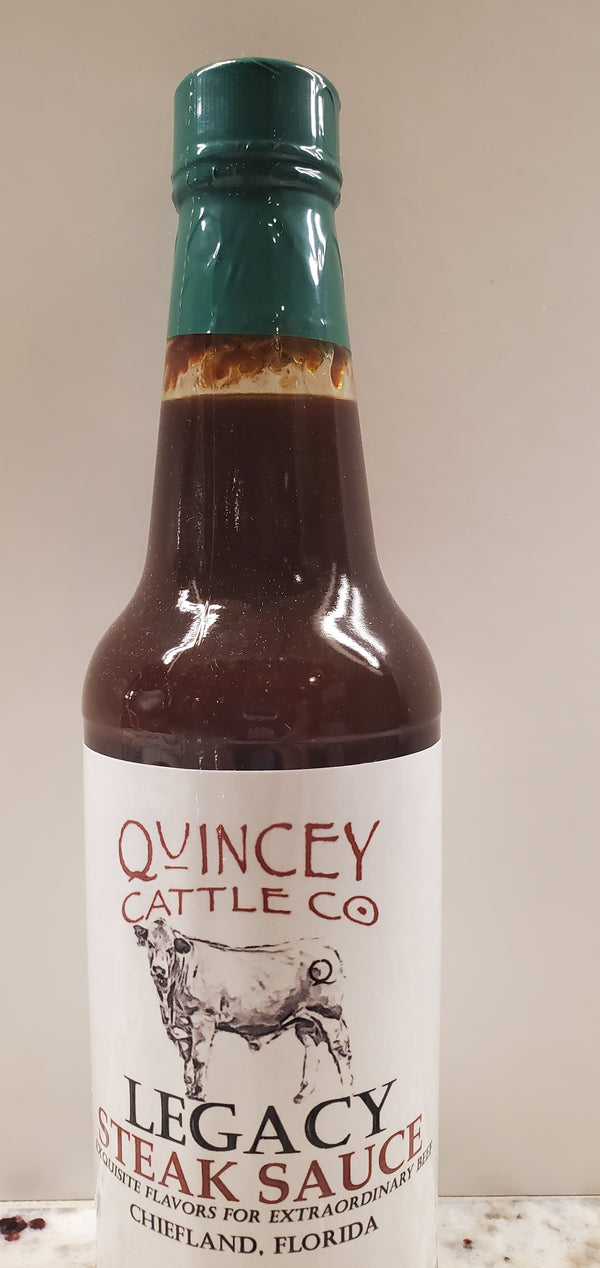 Quincey Cattle Company Legacy Steak Sauce