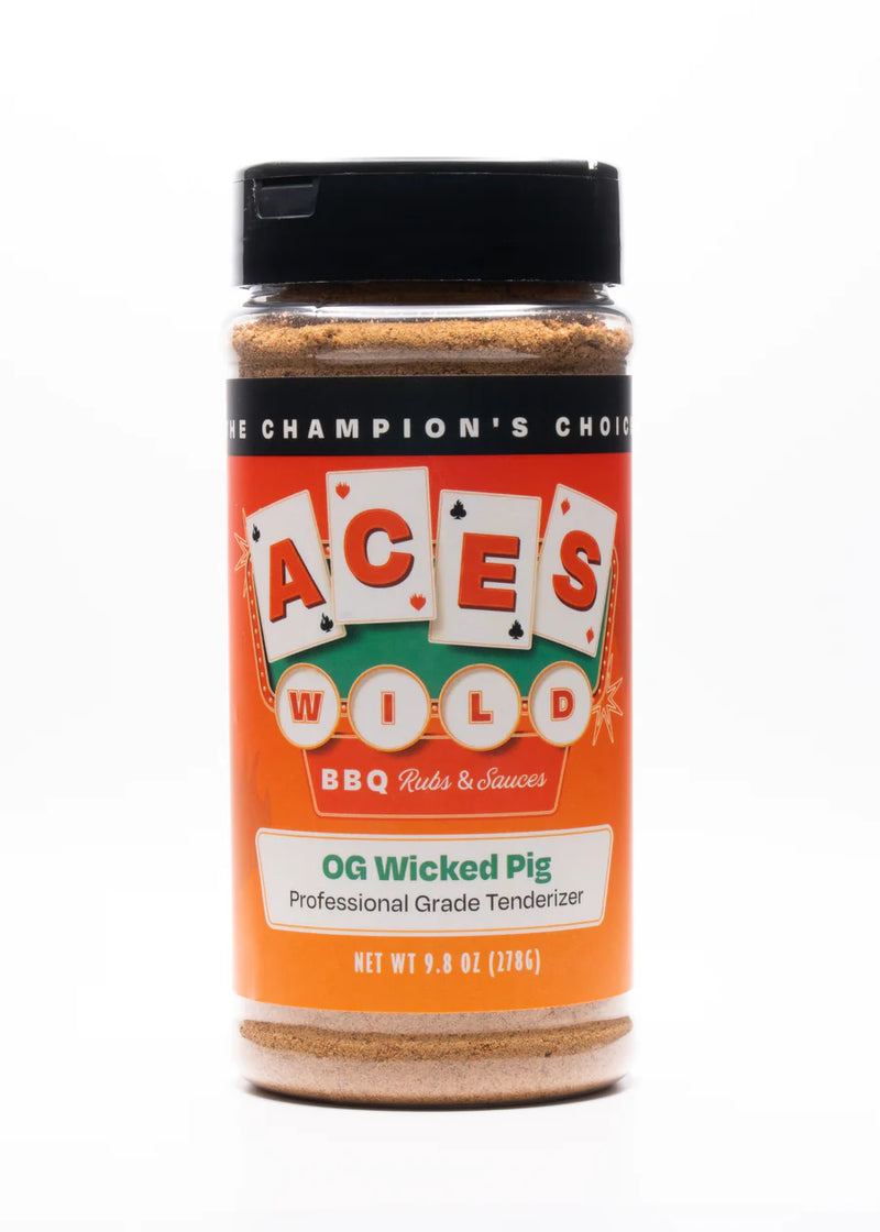 Aces Wild OG (originally known as Wicked Pig Tenderizing Marinade)