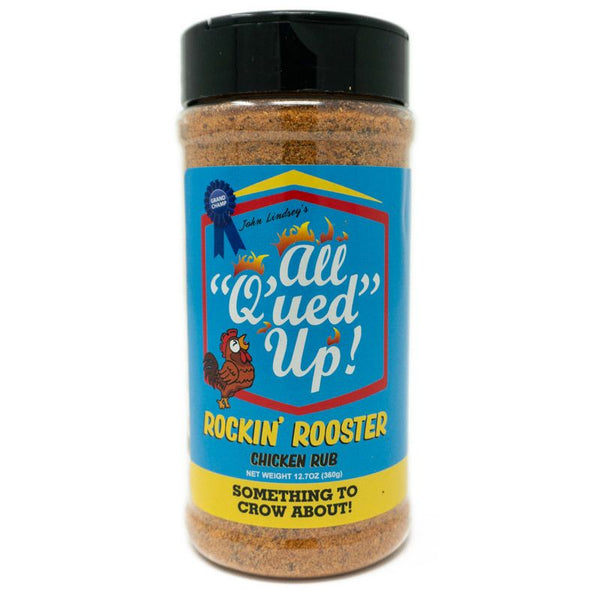 All "Q'ued" Up! Rockin' Rooster Rub