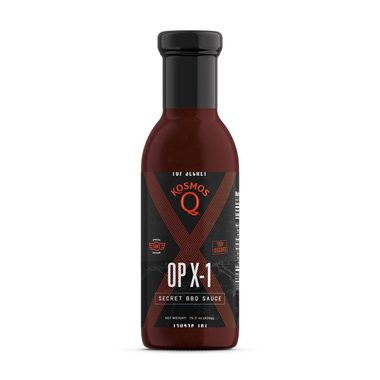 Kosmos Q OP X-1 Secret BBQ Sauce, 15.5 ounce bottle