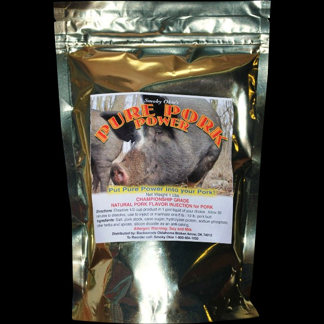 Smoky Okie's Pure Pork Power, 1lb bag