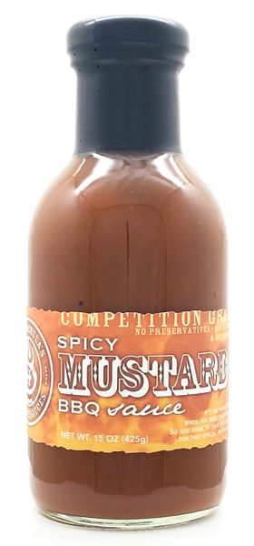Hot Wachula's Grilling Sauce, Spicy Mustard, 15oz Bottle