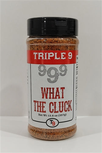 Triple 9 What the Cluck?  Chicken Rub, 12 oz. shaker