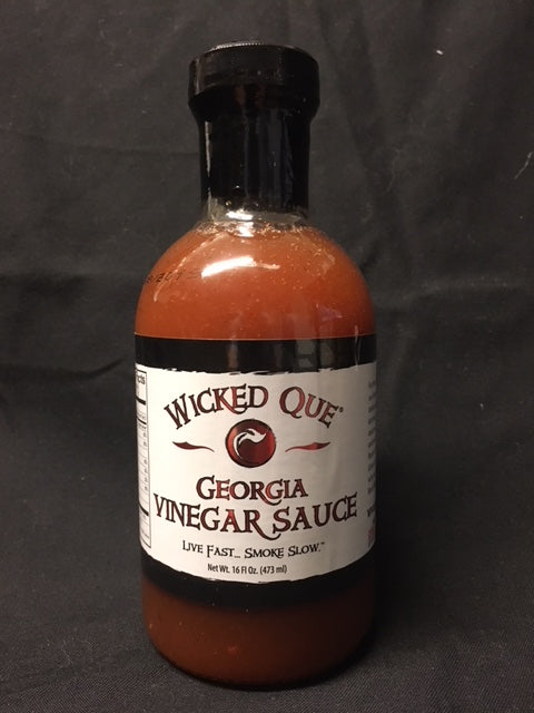 Wicked Que Georgia Vinegar Sauce, 15oz